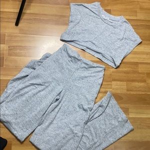 Two piece high waist